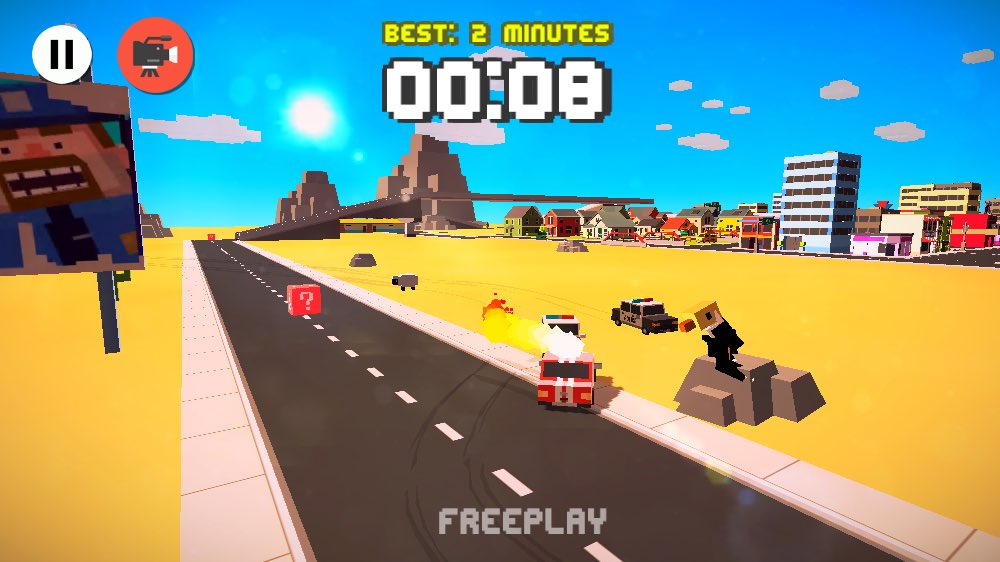 I just got busted in Drifty Dash! #DriftyDash  tinyurl.com/hxpndlx