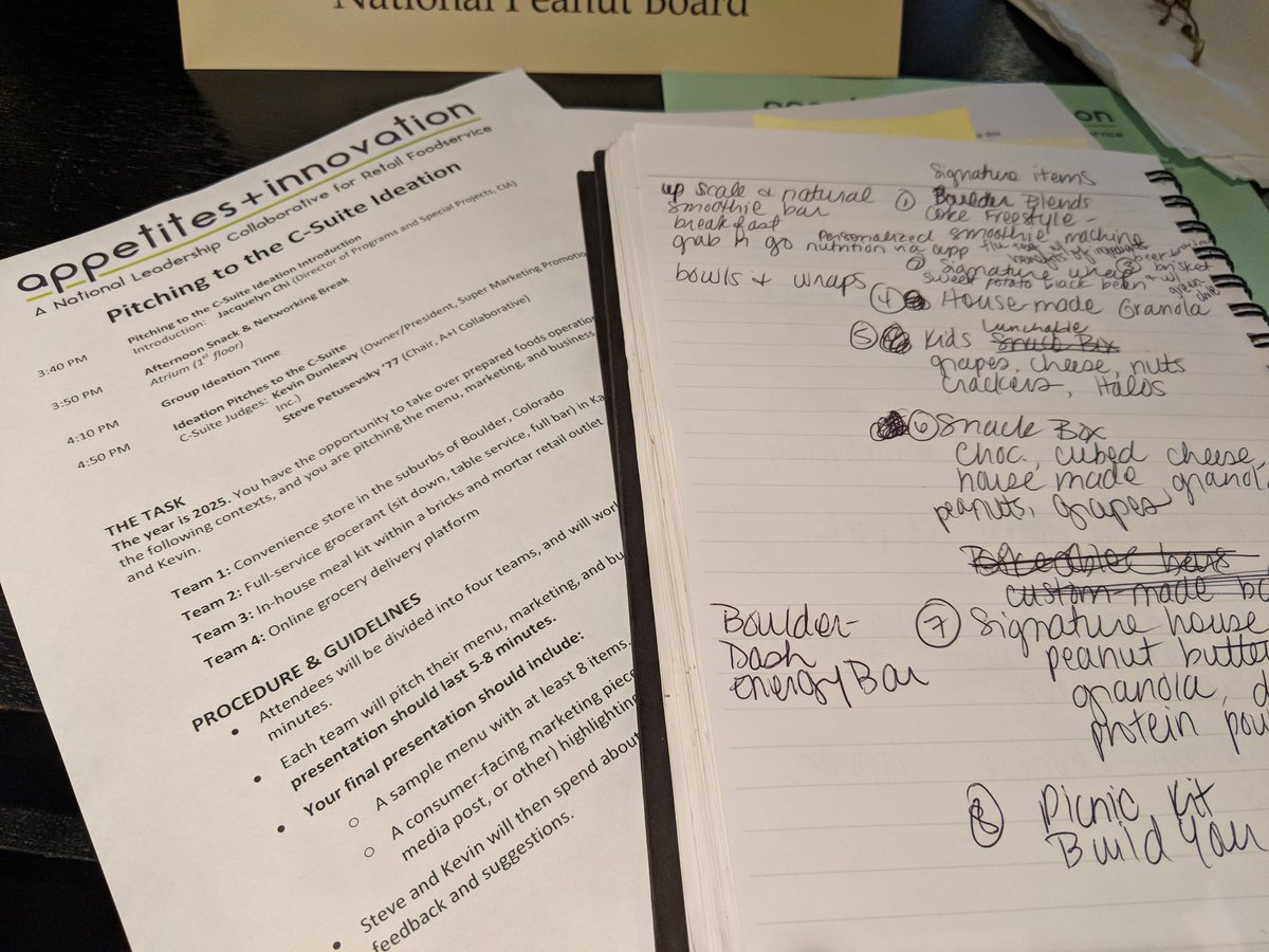 LaurenHWilliams's tweet photo. Fun pitching prepared food concepts for a Boulder, CO c-store. BoulderDash Smoothie FTW! #CIAAI https://t.co/405fVqcW2f