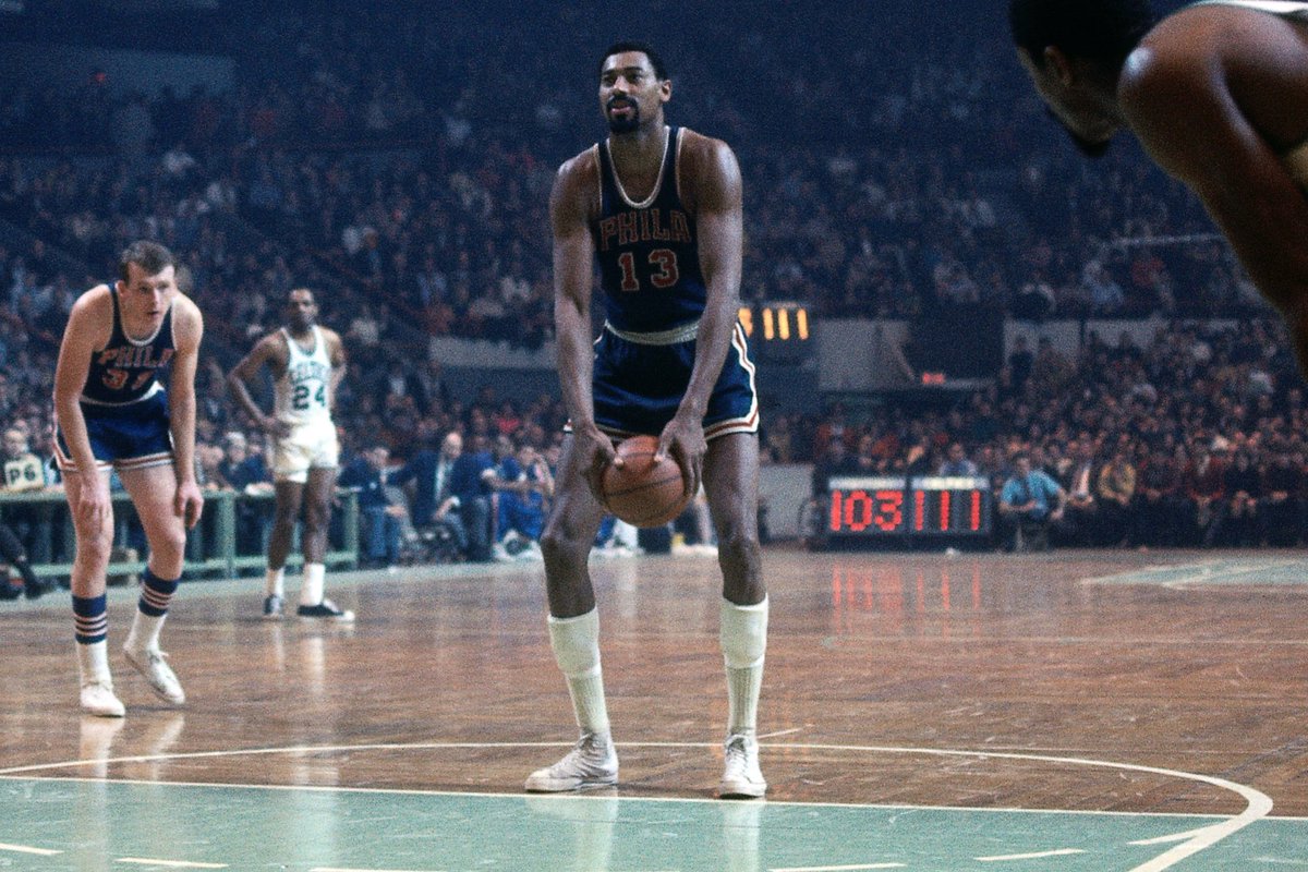 sixers's tweet photo. Happy birthday to the late, great, Wilt Chamberlain. Wilt would have been 82 years old today. https://t.co/P8bPBRXrWD