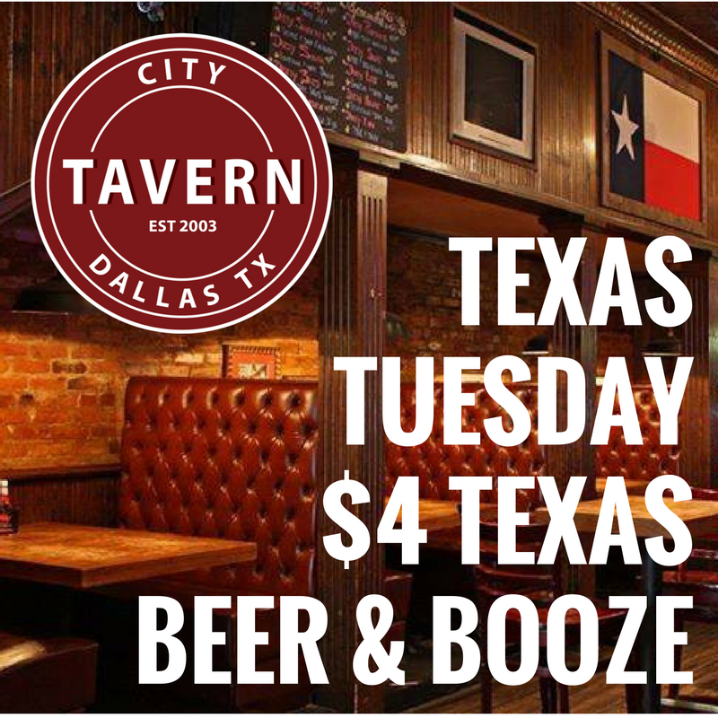We love Texas, and we love $4 Texas beers &amp; booze for Texas Tuesdays! #downtowndallas #downtown #dallas #texastuesday