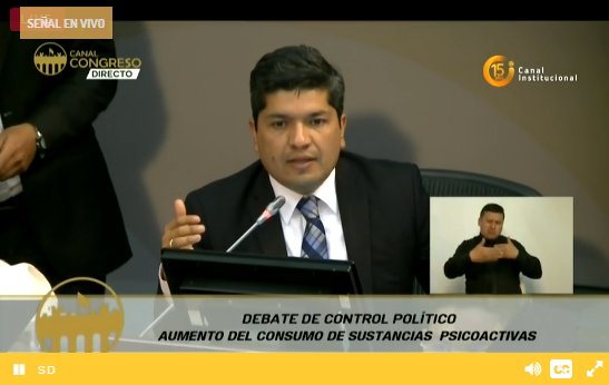 PartidoMIRA's tweet photo. En vivo: https://t.co/Kr9hZO1wcm

En plenaria de @SenadoGovCo, @carlos_guevara analiza aumento de consumo de sustancias psicoactivas en el país y políticas públicas de prevención, atención y sanción. https://t.co/Lh46BahO2a