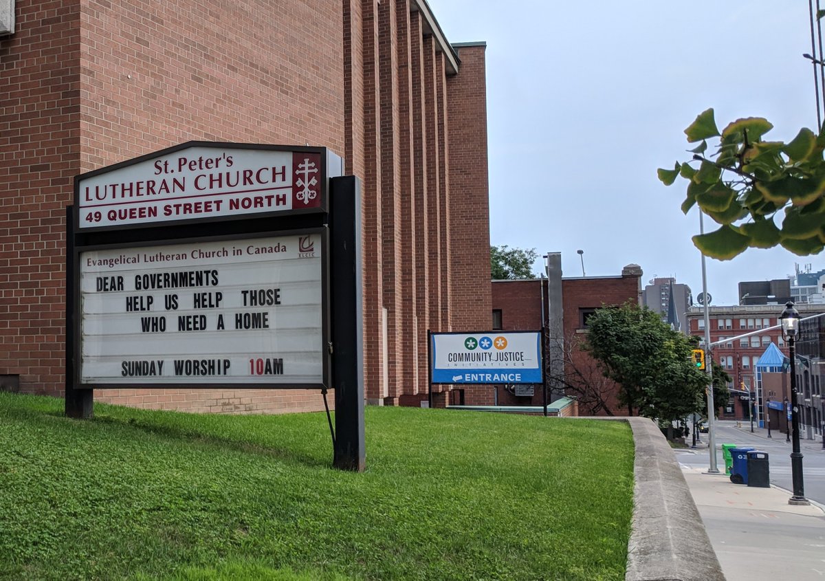 pfthurley's tweet image. Finally a #churchsign worth posting! 
#kwawesome #wrawesome #DTK #dtkitchener #Kitchener #kitcen 
@RajSainiMP @LauraMaeLindo