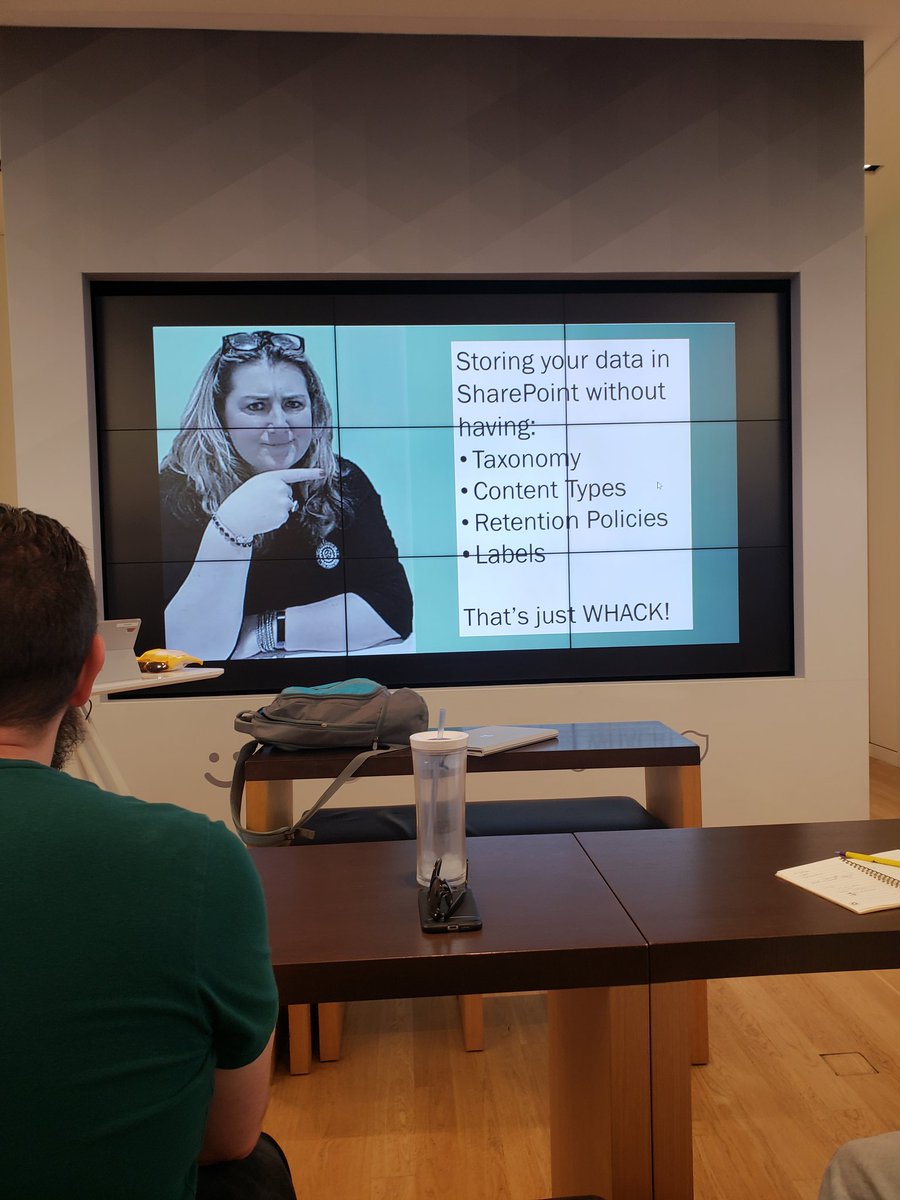 SPSamL's tweet image. Guest appearance by @heddanewman at #sasug c/o @dbroussa!