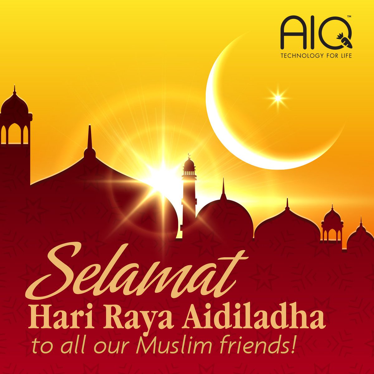 AIQTech's tweet image. Happy Hari Raya Haji everyone! 
#AIQ #VisualTechnology #selamatharirayahaji #coworking # #visual #image #imagerecognition #videorecognition #liveTV #liveTVrecognition #search #visualcommerce #visualmarketing