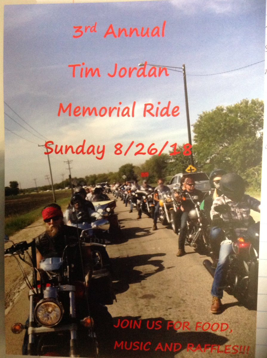 rememberingtim's tweet image. This Sunday is the 3rd Annual Tim Jordan Memorial Ride!! Everyone is welcome! You don’t ride? No problem! Meet us at Wild Fire Harley for the after party... food, music and raffles!