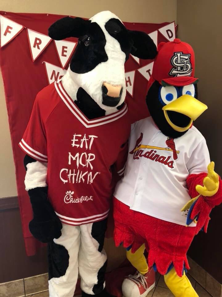 cfagmc's tweet photo. Fredbird was a huge HIT tonight. He STOLE the show!! https://t.co/UBggh6IM1d