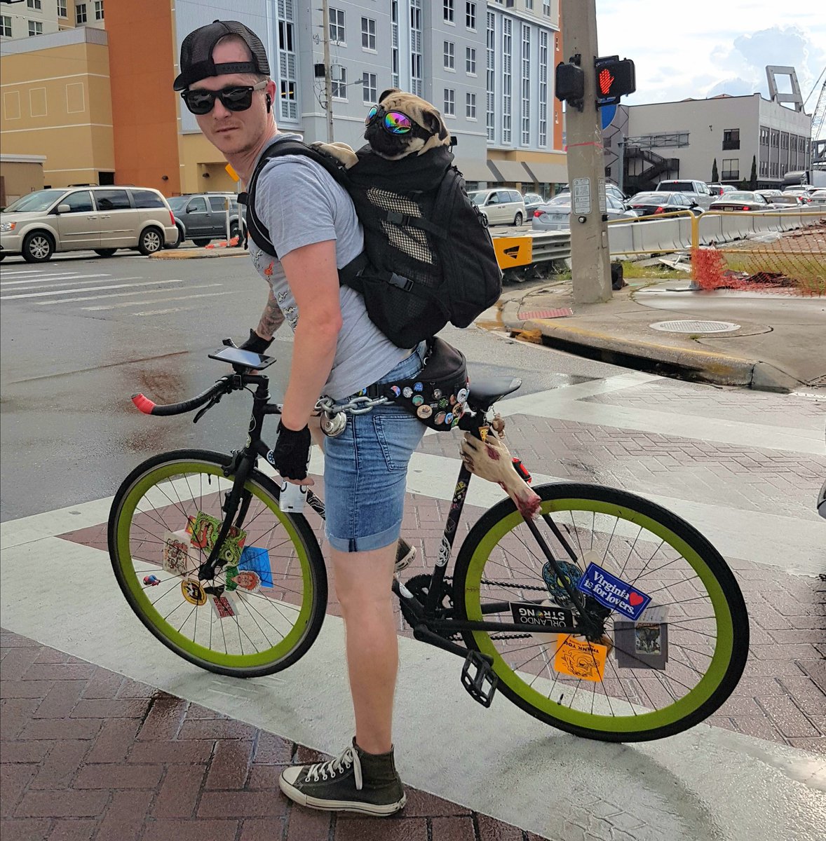 dog cycling backpack