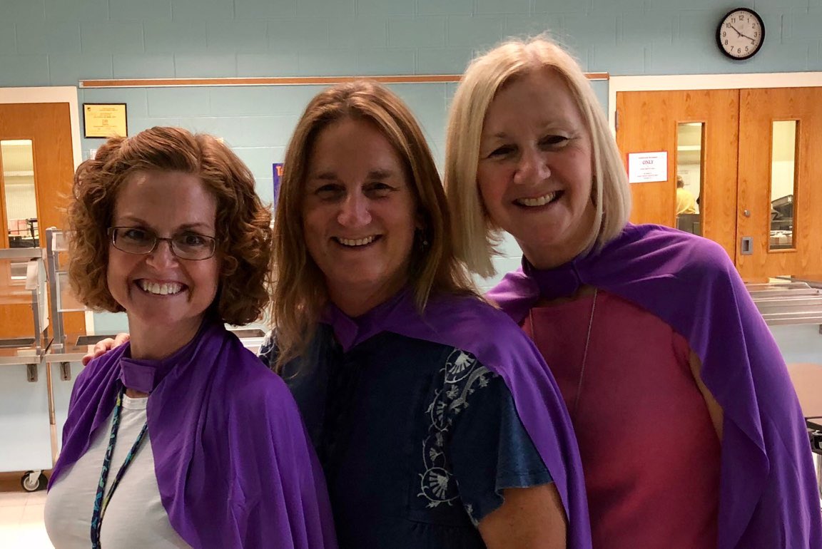 couc333's tweet photo. Love working with these two great colleagues! We are superheroes getting ready to fly through 2018-2019 School Year-stay tuned. @paigeeverson @kathy_vitiello @WCPSS @WCPSS_SES @WakeSchCounslor @wcpss_schoolpsy @DavisDrElemPTA https://t.co/Wx0BrmA9gv