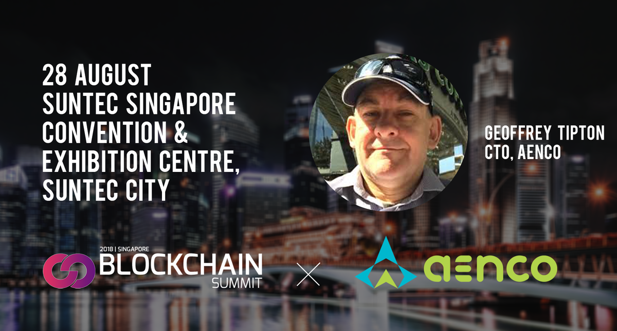 Aenco is sponsoring and exhibiting at <a href="/BlockchainHQ/">Blockchain Summit</a> Summit Singapore on Aug 28.Our CTO Geoffrey Tipton will share our thoughts on “Health Tech Meets Block Tech”. Stay tuned!
Meet us there on that day!
More details: bit.ly/2MIg1Lv
#ICO #crypto #aenco #bitcoin #Blockchain