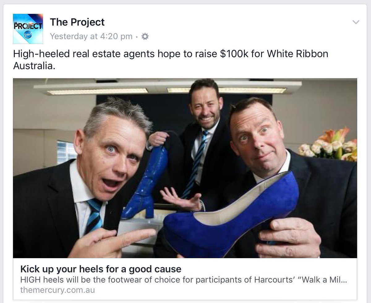 #flashback to when <a href="/theprojecttv/">The Project</a> featured #WAM2017 🚶‍♂️🚶‍♀️👠👡💙
Register or donate here for this year's event mycause.com.au/events/walkami…