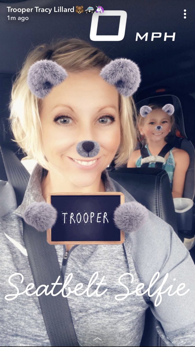 ILStatePoliceT7's tweet photo. ๐ฎ๐ปโโ๏ธ๐
The art of a great #SeatbeltSelfie is capturing it while youโre #parked and at #zeromilesperhour.
Photobombed by my six year old!
(Follow me on Snapchat at mamabearlillard.)
๐คณ๐ปShare your ZERO mph seatbelt selfies! https://t.co/7mmsLaW97k
