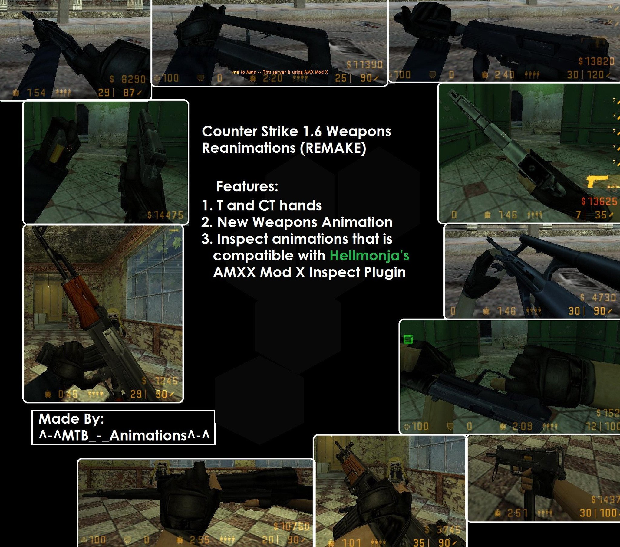 GameBanana on Twitter "Counter Strike 1.6 Weapon Reanimations Remake