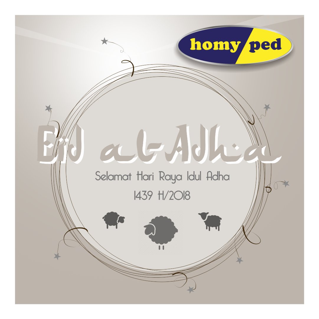Homyped mengucapkan, Selamat hari raya Idul Adha 1438 H