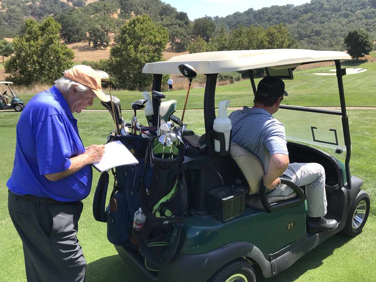 Unexpectedly checked off a bucket list item yesterday...played golf with Bob aka Robert Trent Jones Jr. #bucketlist #golfarchitecture #norcalgolf #LiveUnderPar #fortheloveofgolf