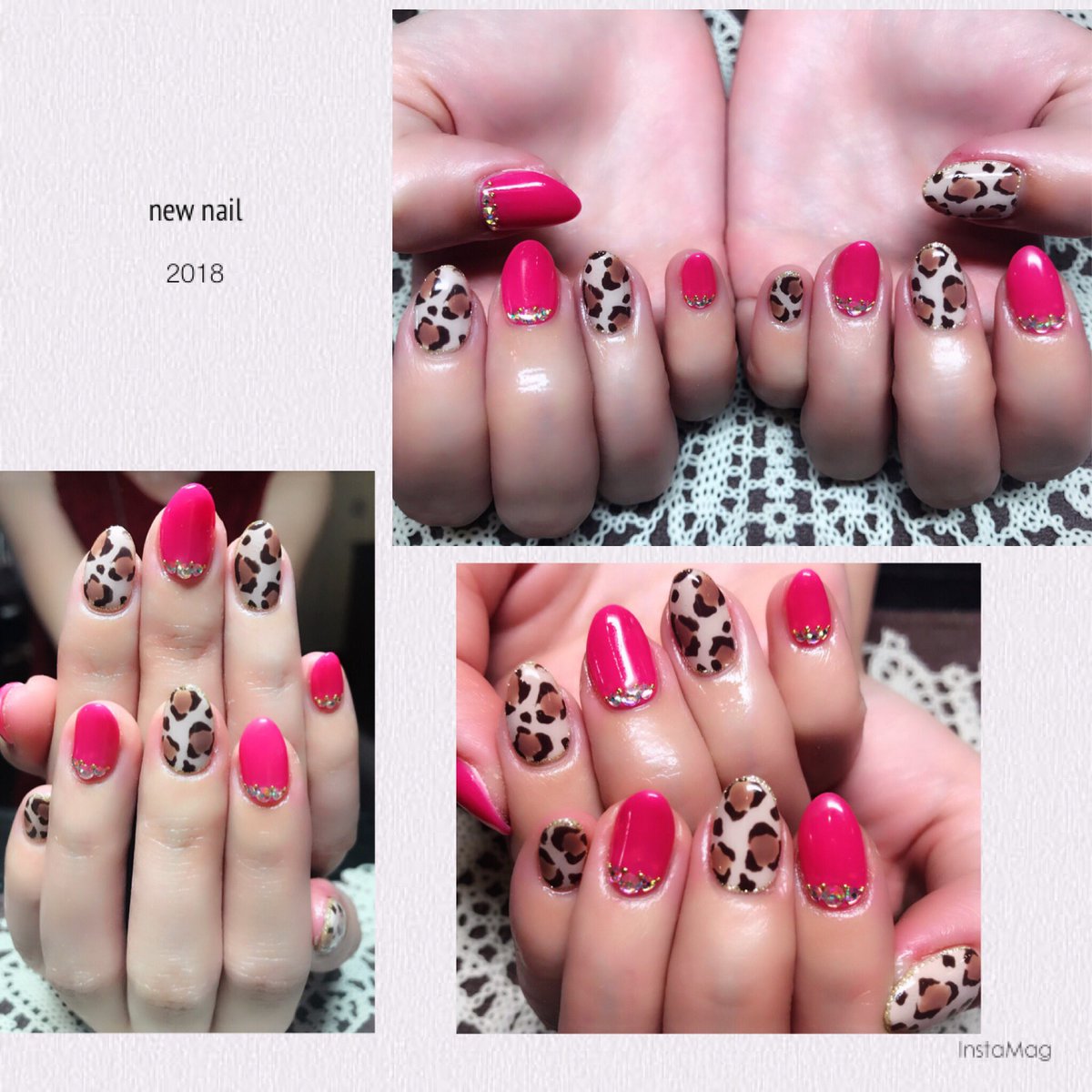 Taka Emi New Nail ヒョウ柄 ピンクヾ ﾉ 秋ネイル 先取り 秋ネイル ジェル ネイル 大人ネイル ネイルチェンジ ネイルデザイン ネイル ヒョウ柄ネイル アニマルネイル ピンク 可愛い かわいい ネイル好き ネイル好きな人