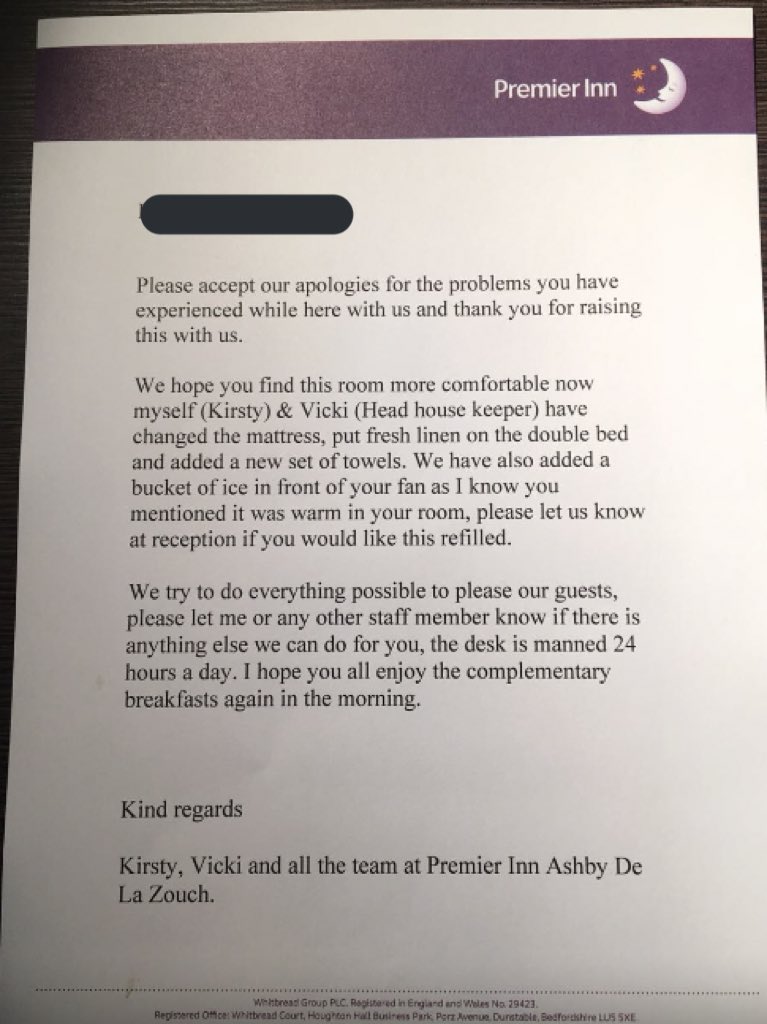 Excellent service recovery from <a href="/KirstyShephard1/">Kirsty Shephard</a> and <a href="/vicki_26292/">Vicki tyson</a> ensuring that even though they had an issue, our guests will leave happy! 💜 #teamashby #teamSMashby #ateamwhocare #prideintheeast  #SummerOfService <a href="/wanny_8/">Mark Wanless</a> <a href="/NewboldElaine/">Elaine Newbold</a> @kayleigh0488 @JohnSpe24834020