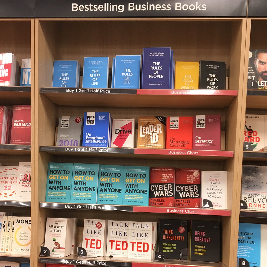 buildbecome's tweet photo. Great to see Think Differently and Being Creative as part of the Bestselling Business Books at @LDNLutonAirport and alongside such great company! #buildbecome #businessbooks #holidayreads #business #shelfie @IAMMoskovitz @michaelatavar https://t.co/fWFM6dKgCt