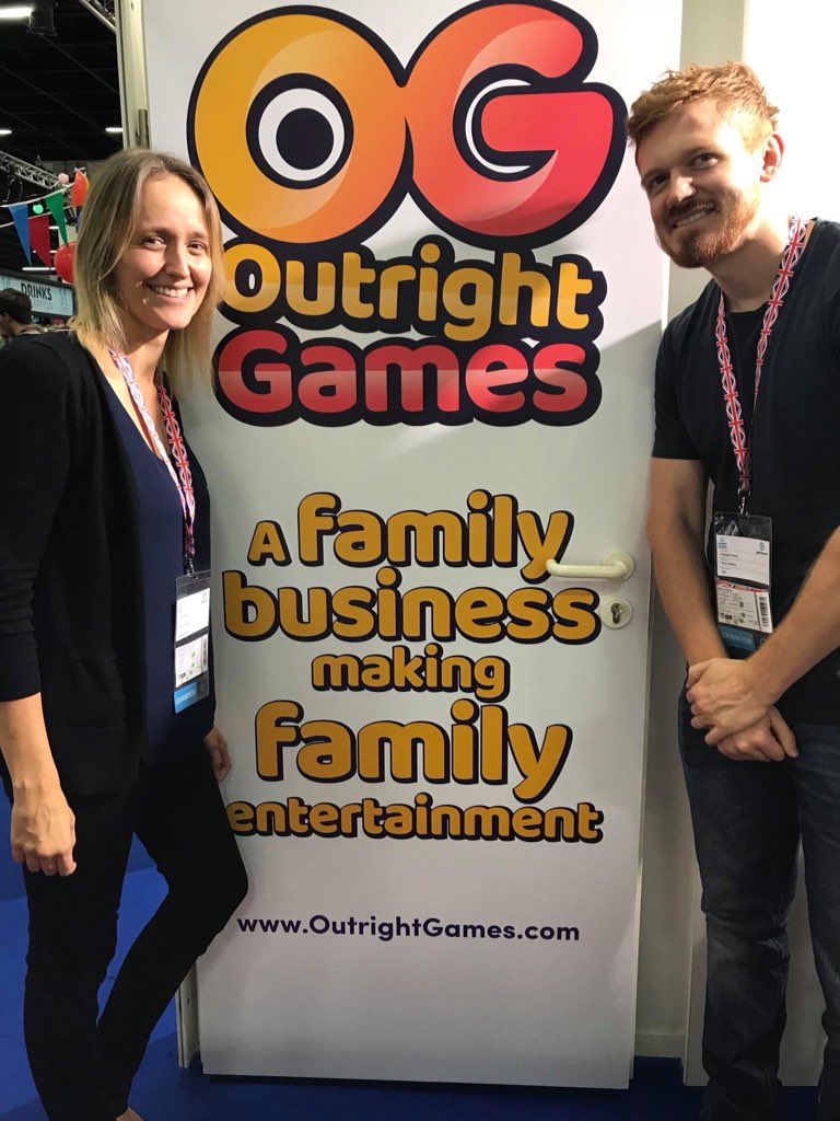 Outright_Games's tweet photo. Day 2 of #GamesCom - Meet our Marketing Director & Sales & Brand Licensing Director ๐ #Meetthefamily #VideoGamePublishing https://t.co/co1vcTBZFL