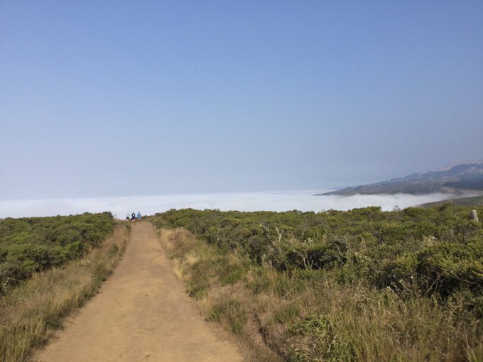 Last Saturday&rsquo;s #run: 20.5 miles &amp; 3570' under, through, and above the clouds. Started with #SFRC, with<a href="/tag/run"class="tags">#run</a><a href="/tag/runner"class="tags"><span>#runner</span></a><a href="/tag/runners"class="tags"><span>#runners</span></a><a href="/tag/getoutside"class="tags"><span>#getoutside</span></a><a href="/tag/trailrun"class="tags"><span>#trailrun</span></a><a href="/tag/marin"class="tags"><span>#marin</span></a>