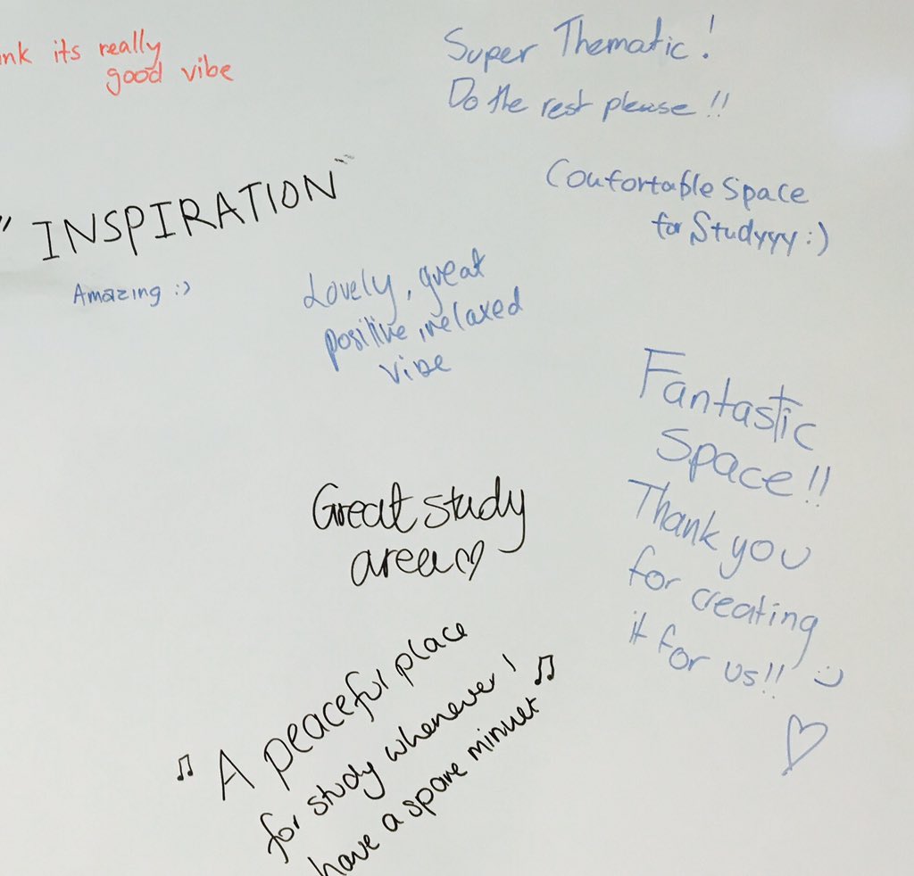 KateSinclair's tweet image. Good to hear feedback from students about our new @uofalib refurbishment. A great project for our UX team to learn from &amp;amp; explore further #libraryspace #libraryux #academiclibraries