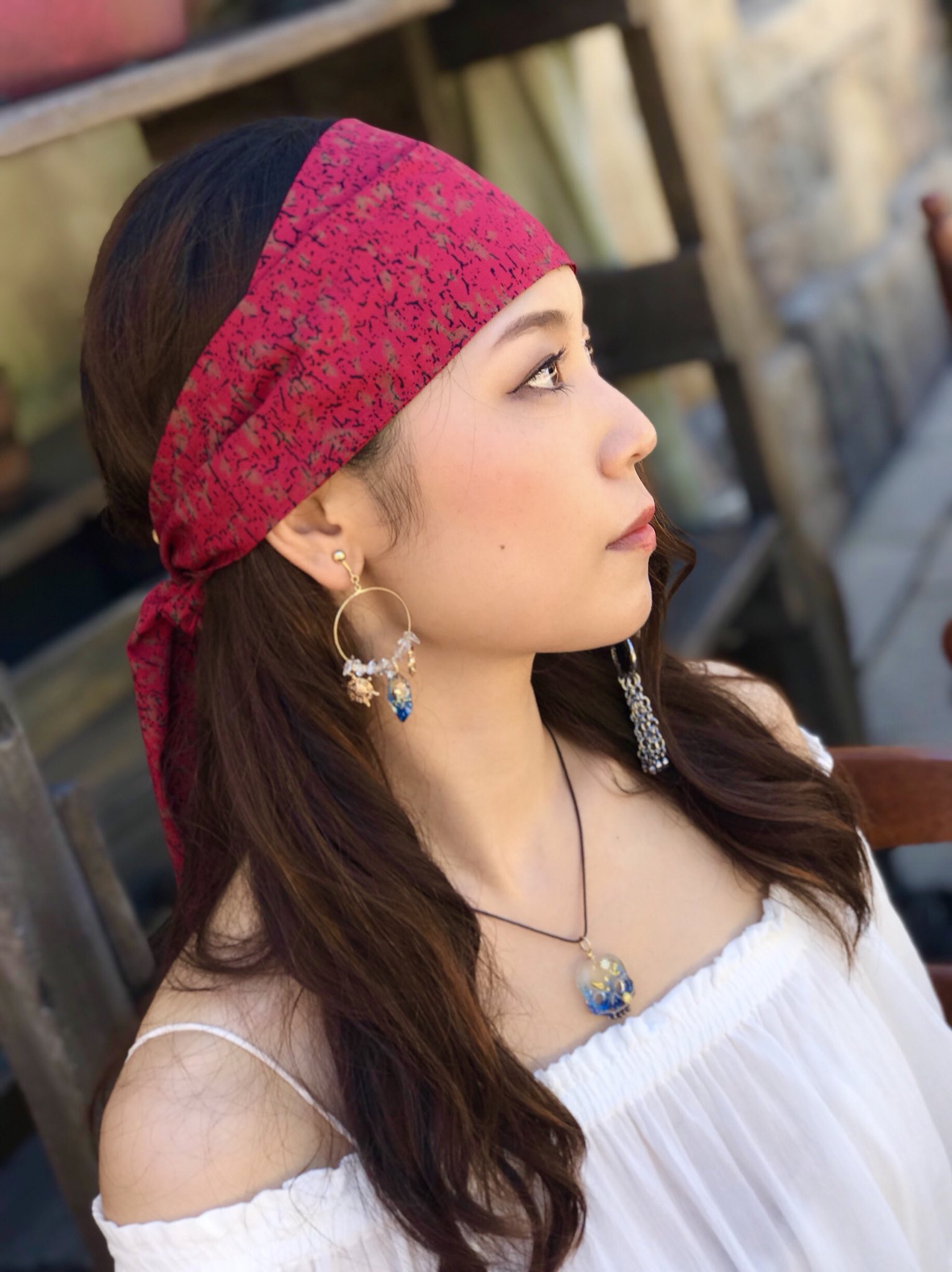 福久 あや香 Twitter પર 念願のバンダナ 正しい付け方とは T Co Nguu6wqmla Twitter