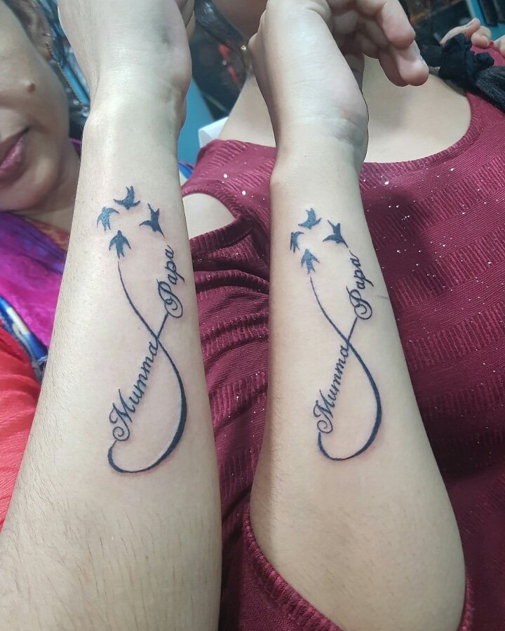 Buy Mom and Dad Tattoo Online In India  Etsy India