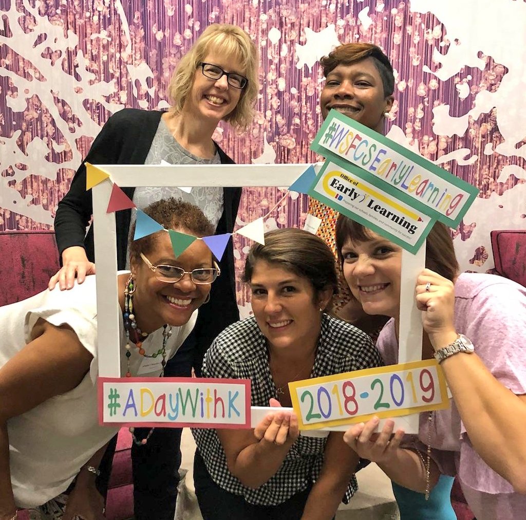 WhitakerWSFCS's tweet photo. #ADayWithK is always a good time with this team! It's not long now until our newest Eagles @WhitakerWSFCS are in the school house! 😃 #wsfcsearlylearning https://t.co/mX5mnaaEGn