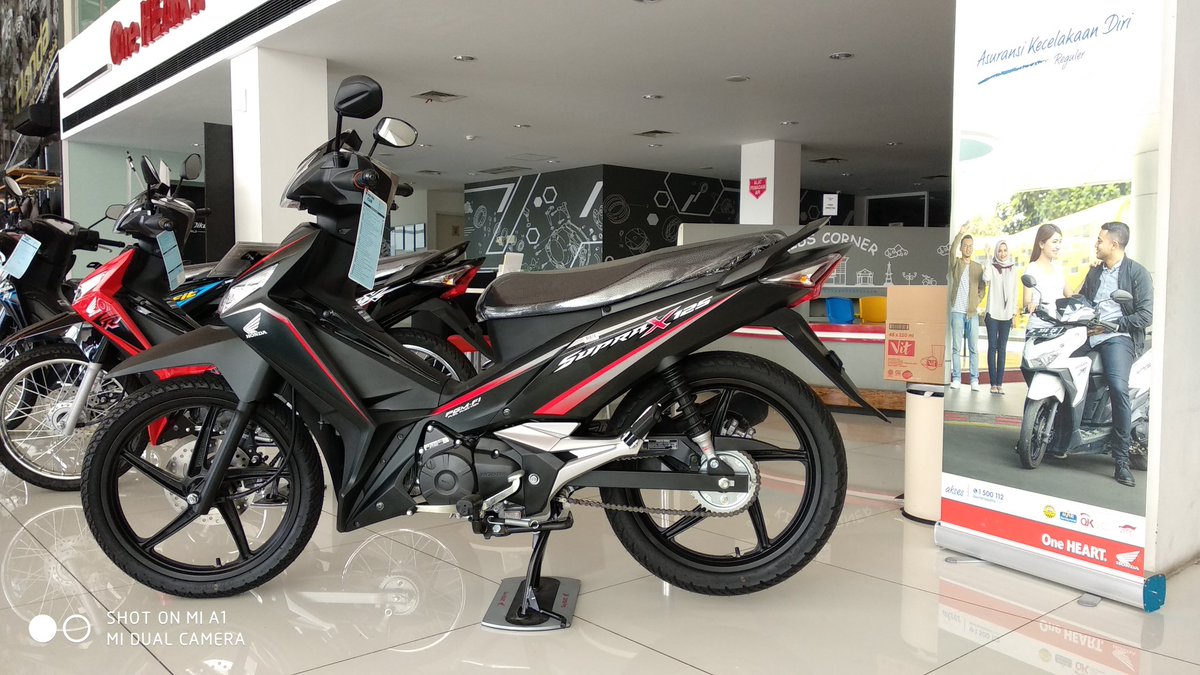 Selamat sore SALAM SATU HATI Promo Honda SUPRA X 125 DP 300.000 Angsuran 735.000 Syarat KTP,KK,denah menuju rumah saja Motor datang cukup bayar DP saja angsuran bulan selanjutnya Untuk pembelian cash,ada cashback 800.000 WA,SMS,TLFN : 087885008141