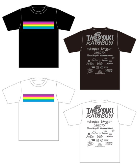 たこやきレインボー Tシャツ タオル うちわ たこやきレインボー】さらに！ご好評につき「RAINBOW SONIC 2018 T
