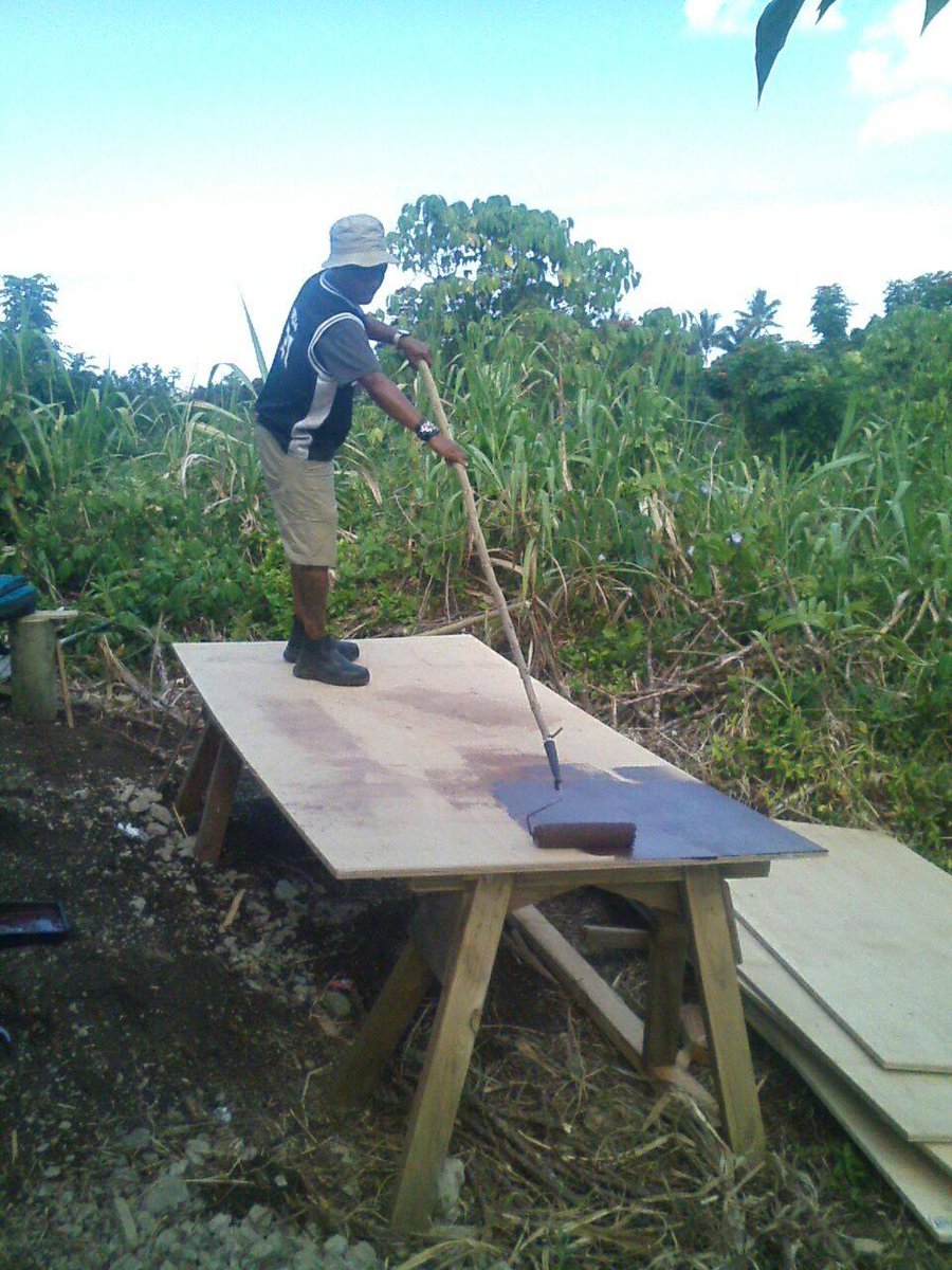 diva4equality's tweet photo. Update: How quick 1st house is going up! 
#Fiji #WomenCanDoAnything
 @HabitatFiji @aptcpacific @diva4equality in partnership for structural &amp; material changes to lives of women, femme &amp; gender non-conforming people. 
#SDG 5, 11, 13 #SolidarityEconomies #LBTHousing https://t.co/AetzsDmp1U