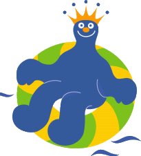 The mascot of Imizu City is Mizumizu-kun, the king of water.