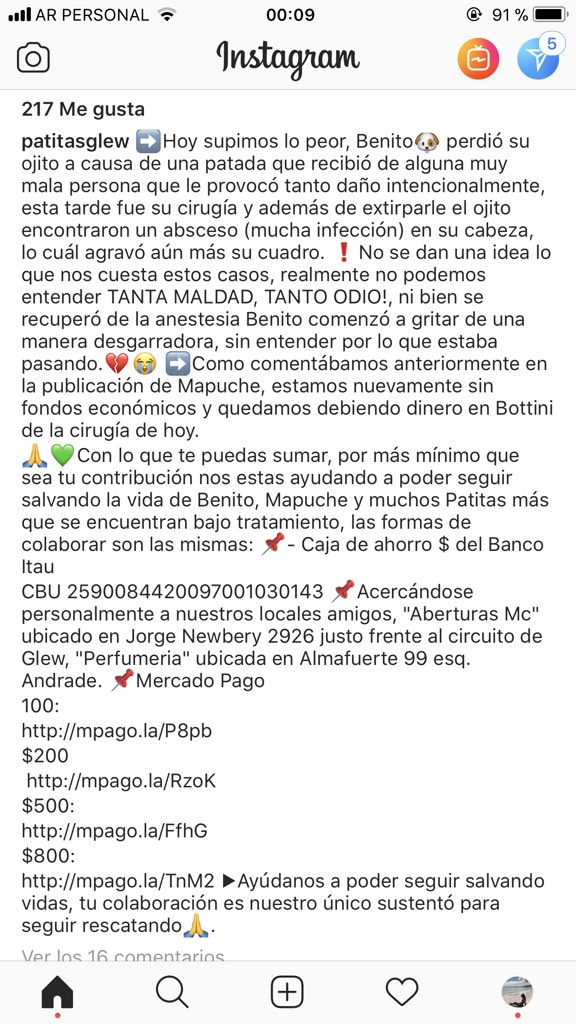 Valen_lanzii's tweet photo. Pido ayuda con los ojos llenos de lagrimas, ellos tienen un corazón gigante. No al maltrato animal💔 https://t.co/ZFJWiePvZB