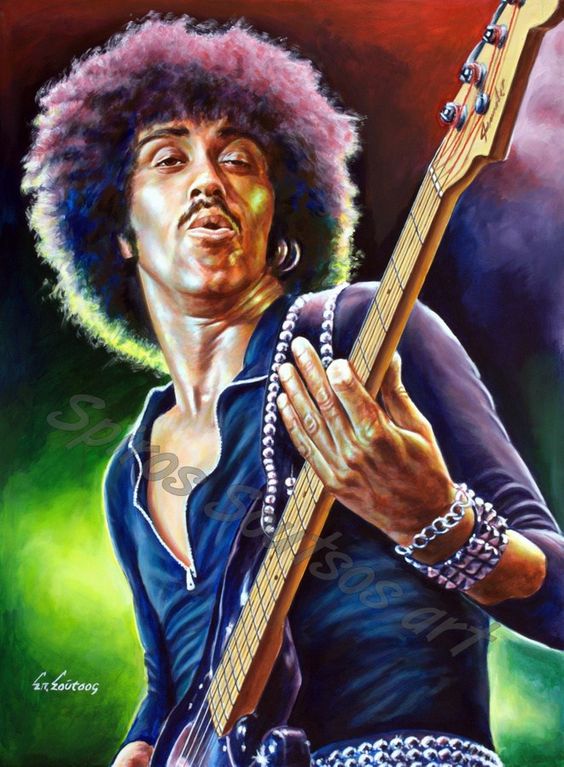 Celebrando al verdadero orgullo de Irlanda, no como el pinche Bono! PHIL LYNOTT!! #ElOraculoDelRAWK