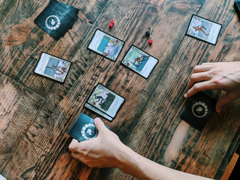 CriticalChit's tweet photo. Another review today?! What?! There's just over a day left to back @IronmarkGames The Duel: Point of Honor on @Kickstarter . Check it out!
.
#boardgames / #tabletop / #cardgames
.
Review - https://t.co/4NMzZPQcQZ https://t.co/YEDw6T776E