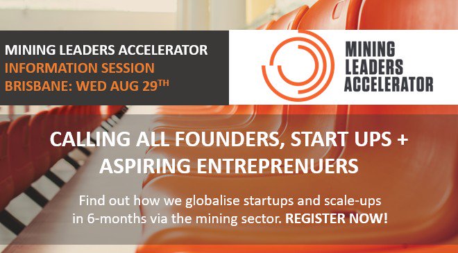 Mining Leaders Accelerator helps startups globalise in 6 mnths via the mining sector. Find out more: lt2.com.au/2PudiDI.