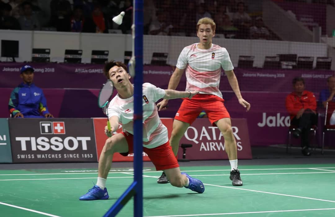 KEMENPORA_RI's tweet photo. Marcus Gideon &amp; Kevin Sanjaya. Tiga kata untuk ganda putra ini? 👏👏
.
#AsianGames2018 
#AsianGames 
#AyoIndonesia 
#IndonesiaJuara 
#AsianGamesKita https://t.co/d98fBpcemN