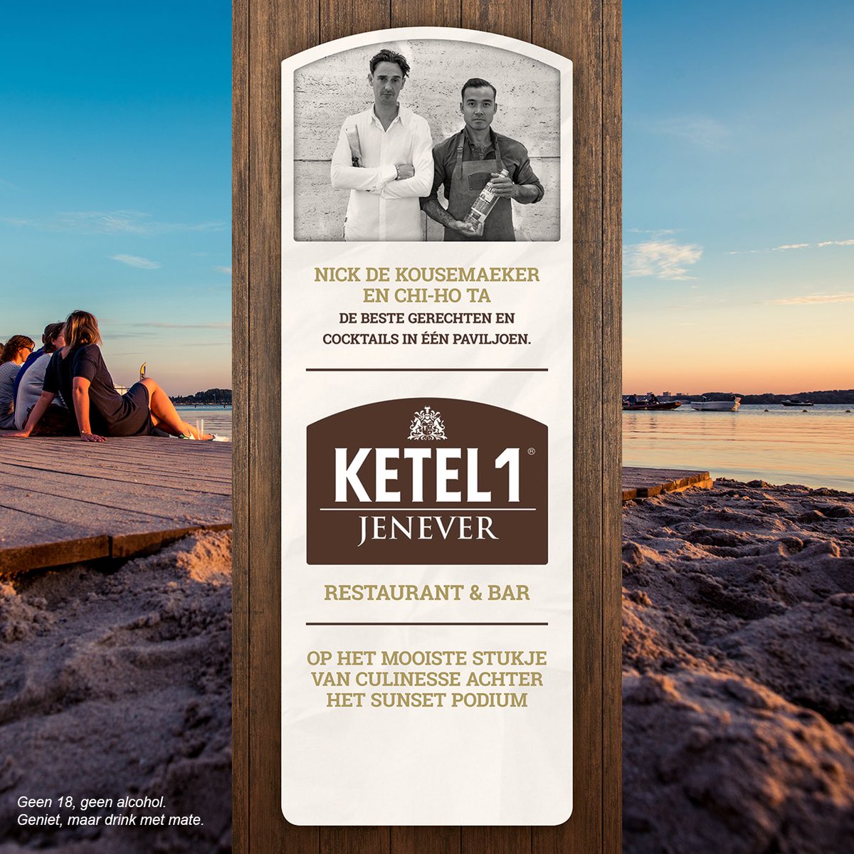Ontdek de beste gerechten en cocktails in één paviljoen. 
Van 23 t/m 25 augustus tijdens <a href="/CuliNESSE/">CuliNESSE</a> op het strand aan de Zevenhuizerplas