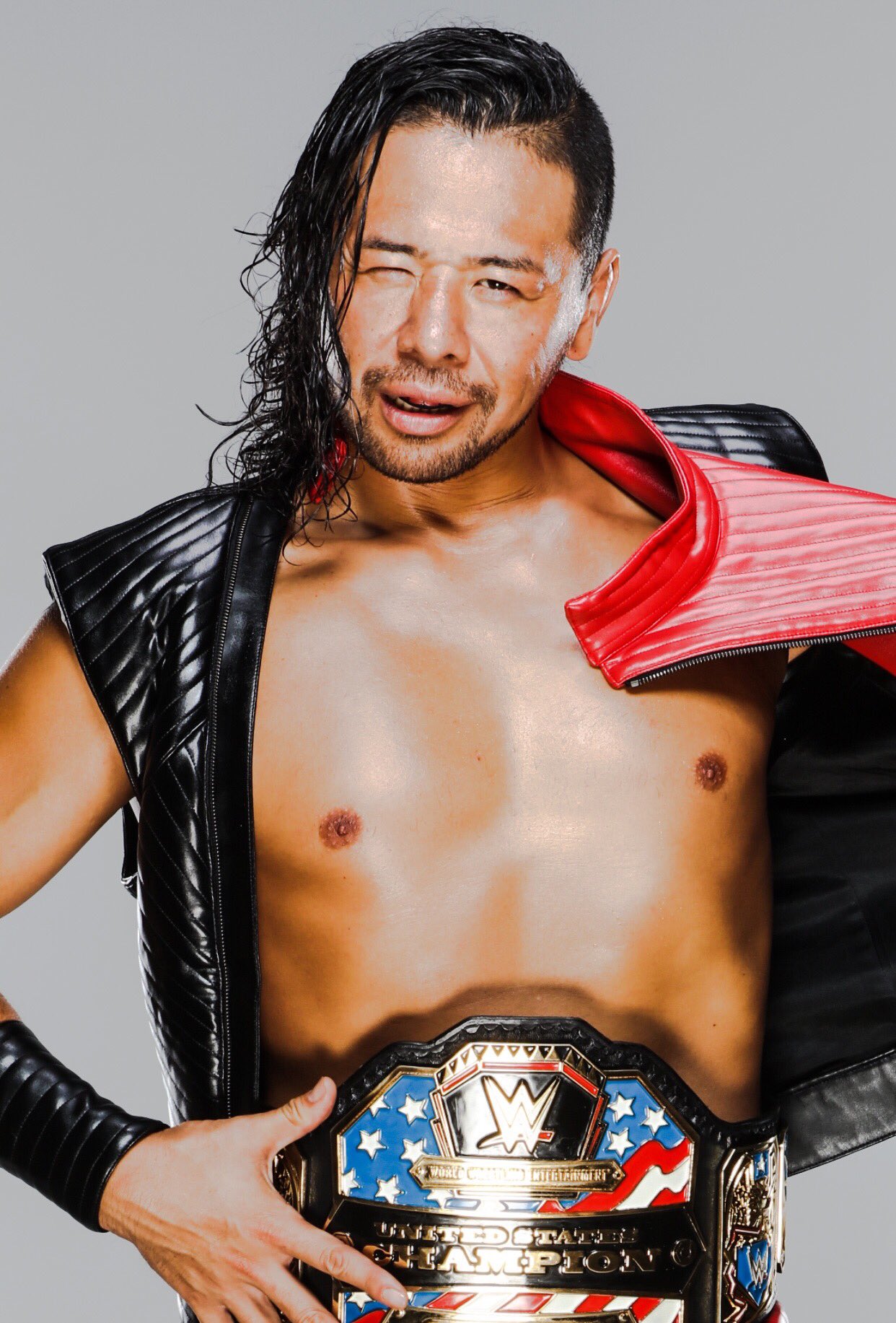 Shinsuke Nakamura celebrates the United States of Nak-America