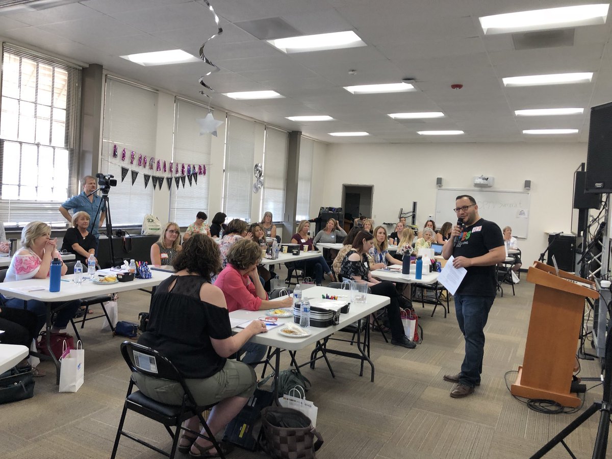 tishrich's tweet image. Thank you @BenGarciaSOPTV for your incredible vision for the #SOPTVsummit! It was an honor to collaborate with you to bring it to life!!

...and thanks to #SOPTV for sponsoring such an amazing event to bring our local educators together! 
#MLmagical