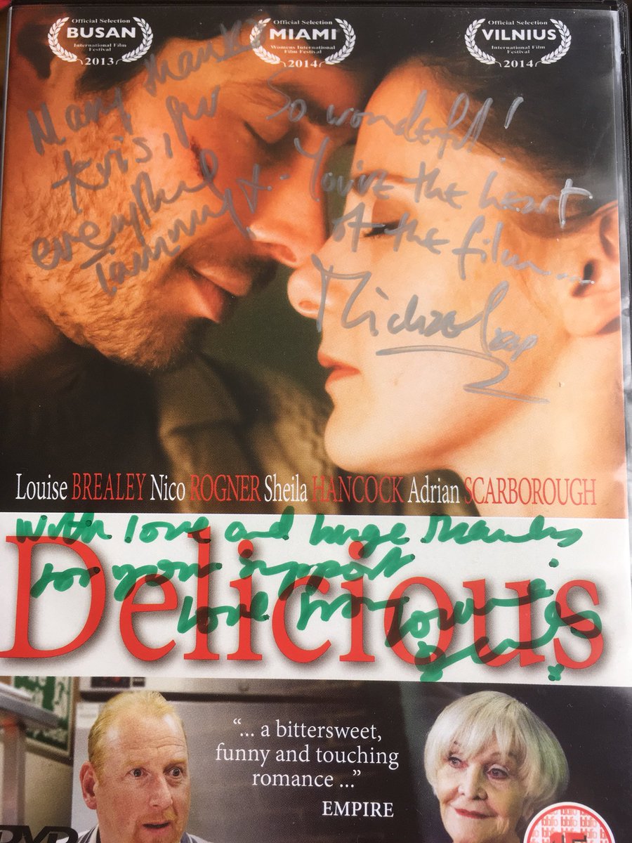 Did you know we have two songs in a film featuring this amazing actress?? #delicious <a href="/louisebrealey/">Louise Brealey</a> 😘🙌🏻