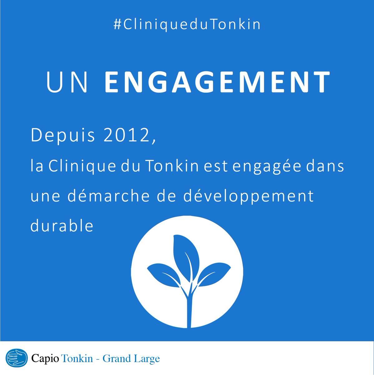 CapioTonkin_GL's tweet photo. 🌱 Depuis 2012, la #CliniqueduTonkin est #engagée dans une démarche de #DeveloppementDurable, visant à diminuer l'impact négatif sur l'#environnement. La clinique a aussi signé la charte d'engagement déontologique des managers de la #santé, #TwoForTen @Min_Ecologie https://t.co/hm0MhkRFkd