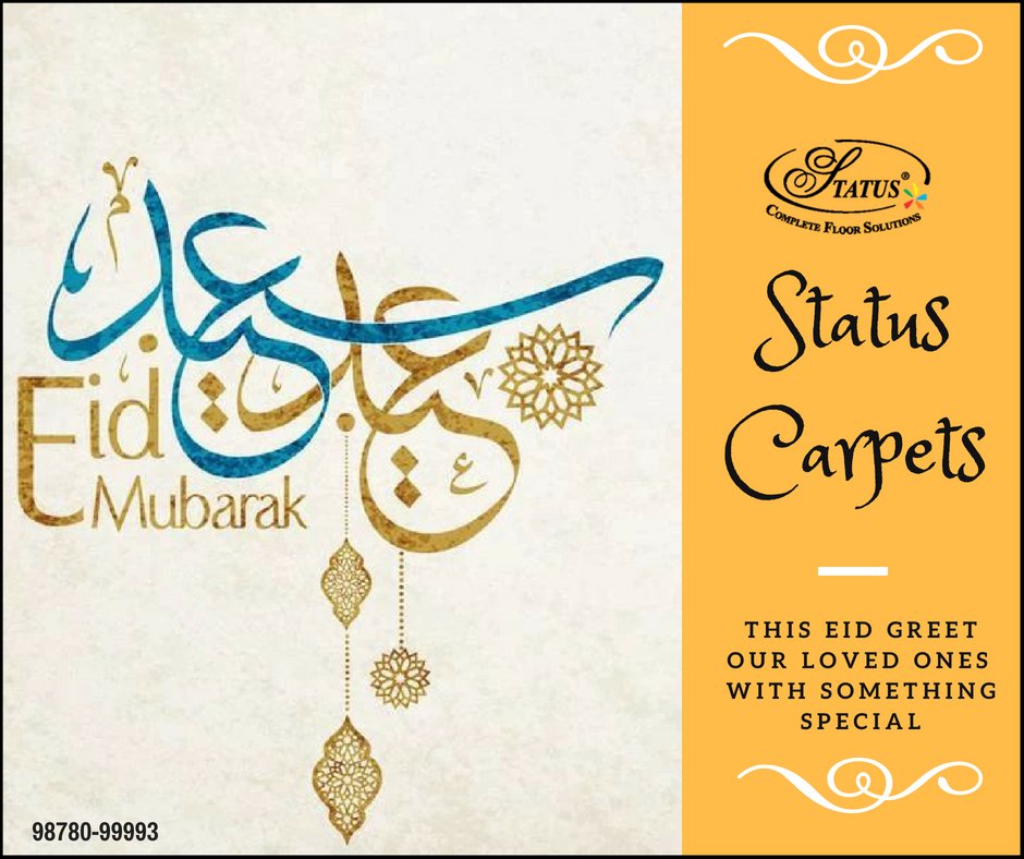 StatusCarpets's tweet photo. This EID Greet your Loved Ones with Something Special.....
STATUS CARPETS
98780-99993 https://t.co/vEJbJLxP1V