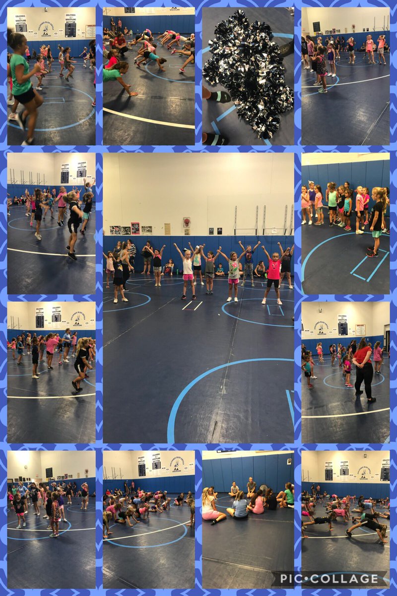 JuniorblueC's tweet photo. Practice Day 1 was so much FUN15 💙🎀📣 https://t.co/WfyaMMrvHE