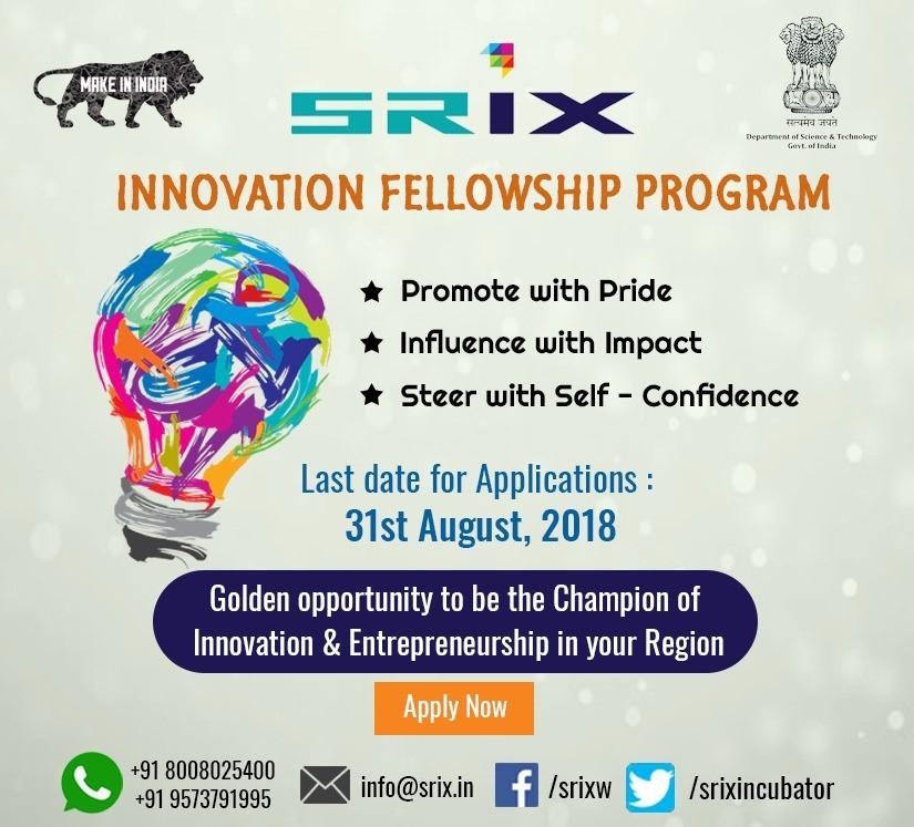 Unleash your Superpowers by being our face in your campus! #innovateIndia #innovatewarangal #innovation #Entrepreneurship #StartupToScaleup #campusambassador #Fellowships #srix #Engineering <a href="/TiEHyderabad/">TiE Hyderabad</a> <a href="/THubHyd/">T-Hub</a> <a href="/DSreedevi/">Dr Sreedevi Devireddy 🇮🇳</a> <a href="/rdev42/">Ravi Devulapally</a> <a href="/TiEBangalore/">TiE Bangalore</a> <a href="/TiEDelhi/">TiE Delhi-NCR</a> <a href="/ycombinator/">Y Combinator</a> <a href="/startlead/">Startup Leadership</a>