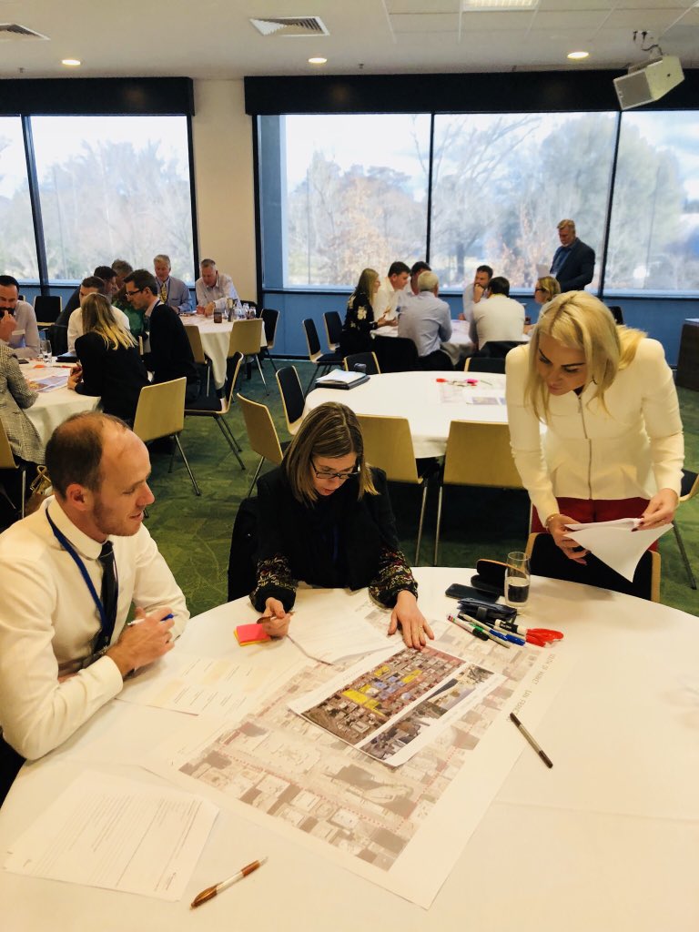 citywestsydney's tweet photo. An absolutely fantastic #urbanplanning plenary from @dmcooke76 from @citycollective walking us through a holistic approach to #urban #design  @PowerHousingOz #PHA2018 #affordablehousing https://t.co/HVQ1oi7wg7