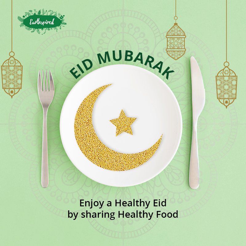 earthspired's tweet photo. This Eid, bring yourself and your loved ones closer to nature, closer to good health.
#EIDMubarak #Earthspired #healthpack #healthyeating #healthfood #glutenfee #naturalfood #millet #amaranth #micronutrients #dietaryfibre #iron #calcium #multigrain #milletbasedfood https://t.co/u3l0N2ST9o