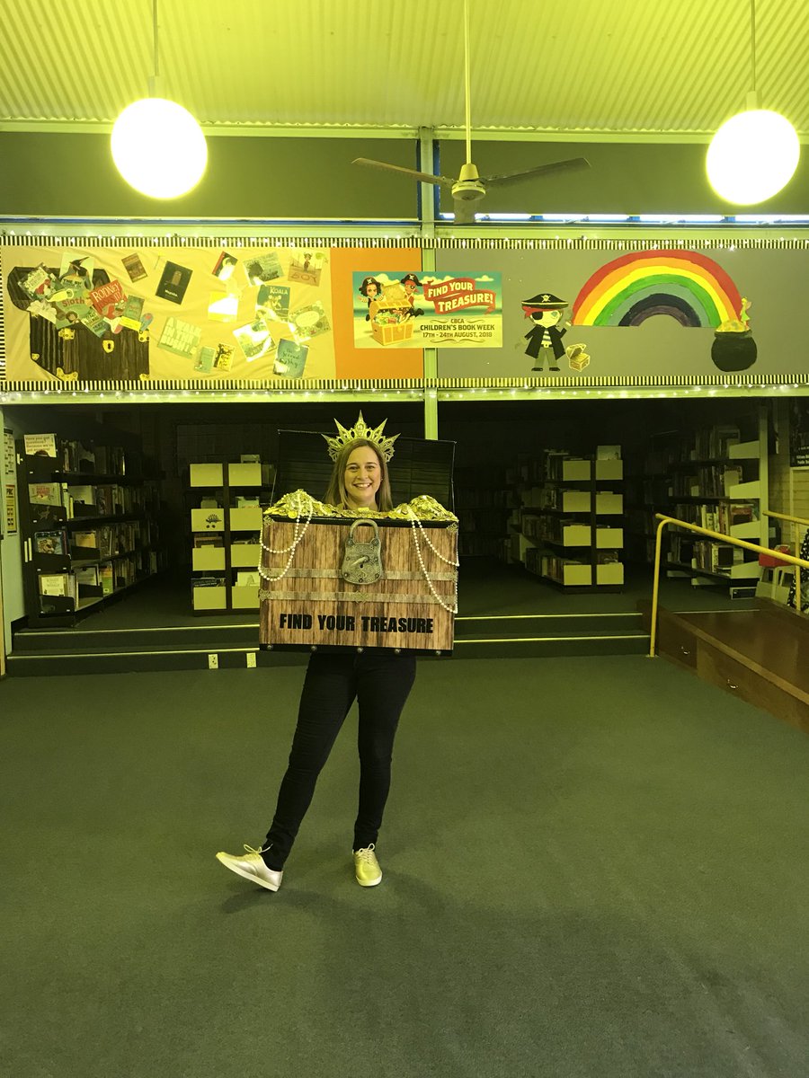 All teacher librarians are “treasures!” #fIndyourtreasure #bookweek2018  <a href="/TheCBCA/">The CBCA</a> <a href="/OurSchoolWSPS/">William Stimson P.S.</a>
