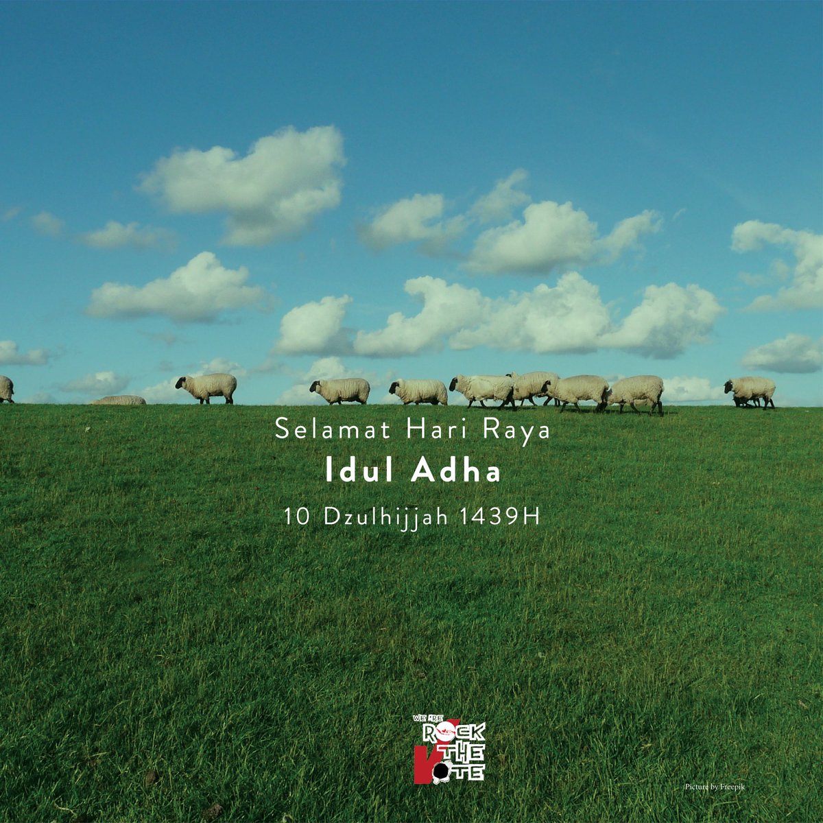 Idul Adha adalah saat untuk merayakan semangatmu dalam berkurban, harapanmu pada ampunan, dan keteguhanmu dalam beriman. Selamat Hari Raya Idul Adha. 

Today's youth, Tomorrow democracy

#rockthevoteindonesia #rockthevote #EidAlAdha #IdulAdha #Politics #Politik