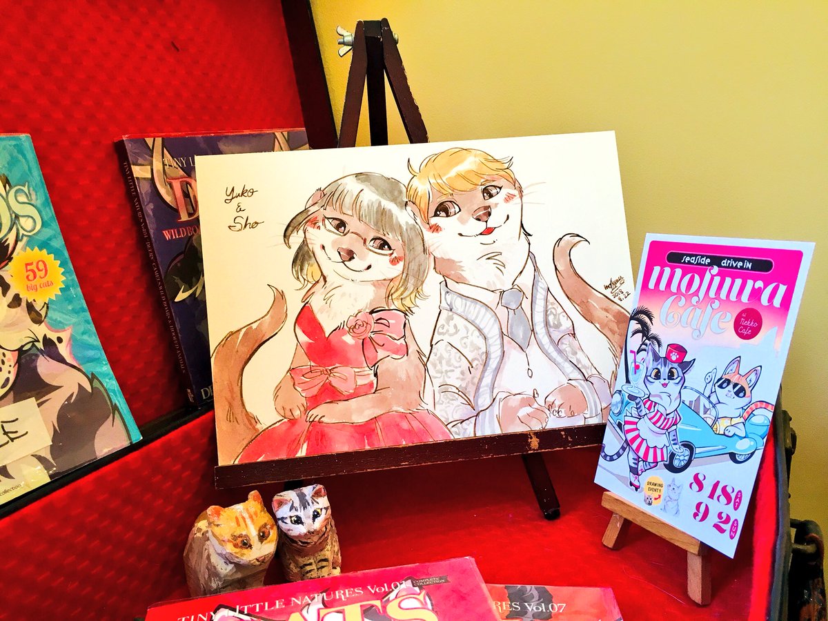 yu_ko_0914's tweet photo. 2018.8.22 mofuwaコラボカフェ
今回はサイズ大きいので描いていただいた💕
動物はおまかせ、お隣には大好きな方を😊🌸
#mofuwacafe https://t.co/cdH7jtLv7J