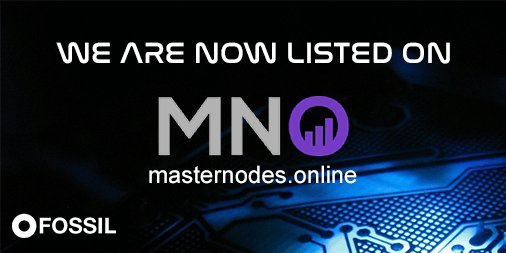 FOSSILPlatform's tweet image. We are now listed on @_mn_o_ Masternodes.Online!🚀🚀

✅Check stats here: masternodes.online/currencies/FOS/

#FOS #FOSSIL #MASTERNODES